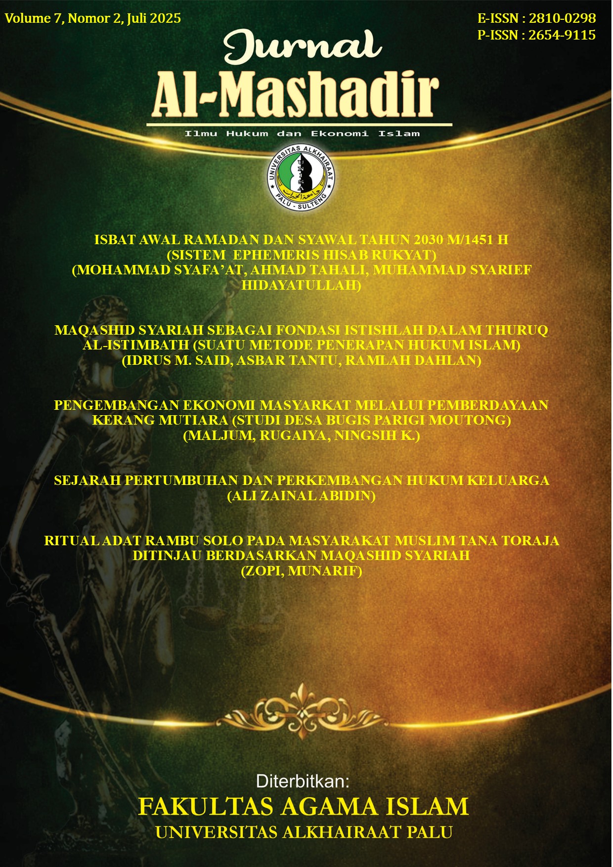 					View Vol. 7 No. 2 (2025): JULI
				